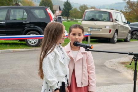 Otvoritev kanalizacije in vodovoda Vavpča vas Trata 8, foto Uroš Novina